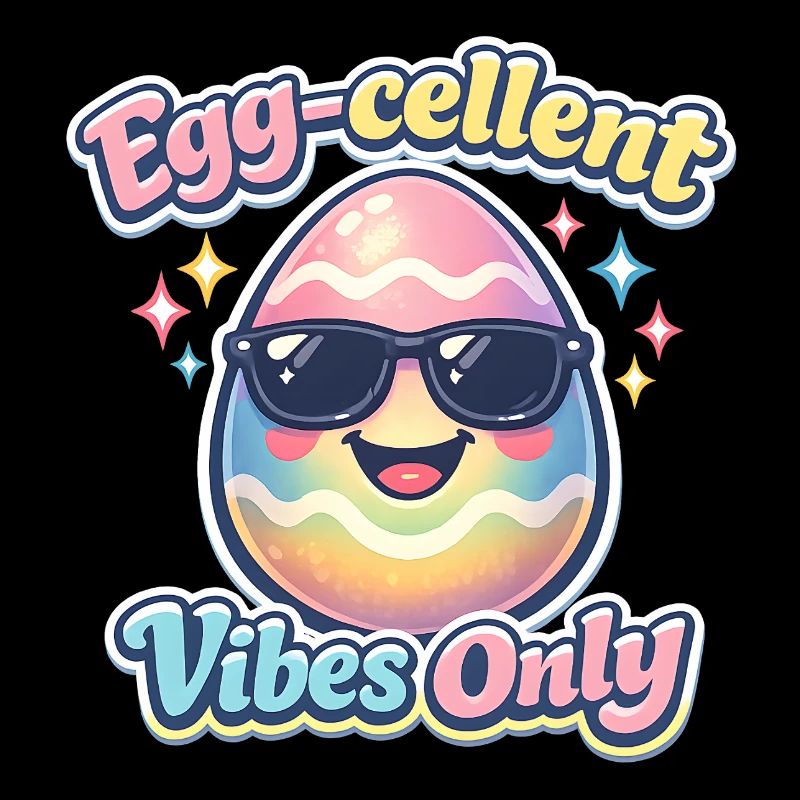 Egg Cellent Vibes Only Easter Easter Egg