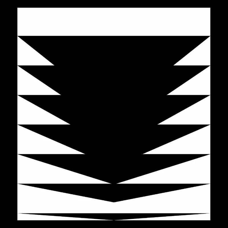 black triangles pattern