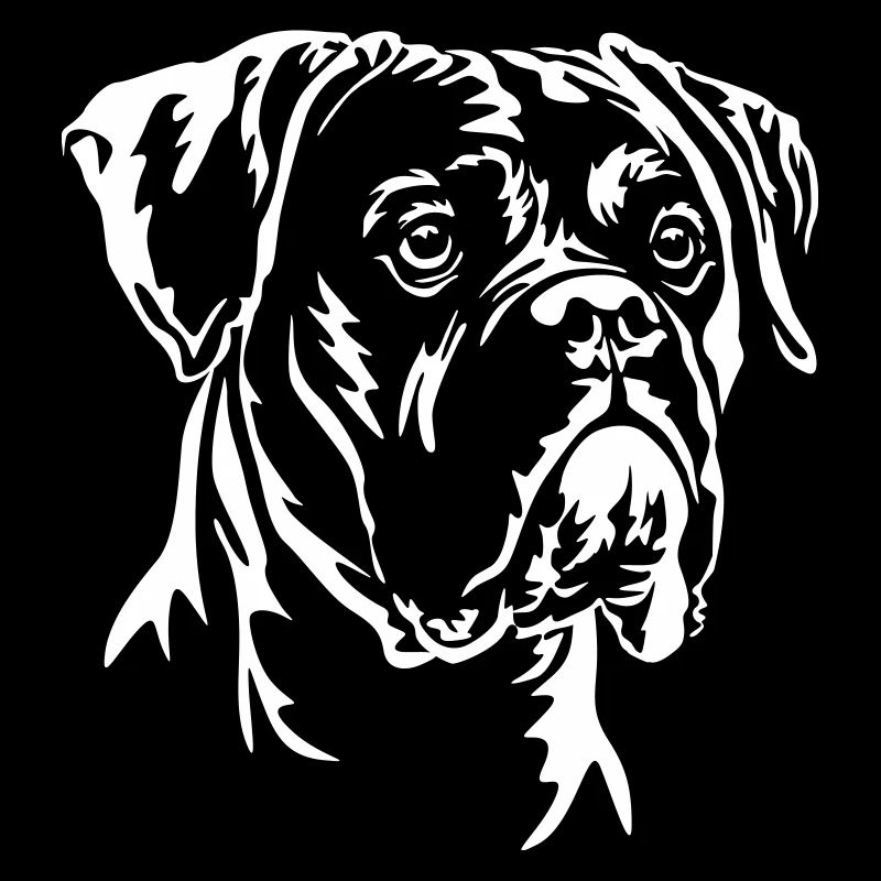Boxer Kopf "Black Edition"