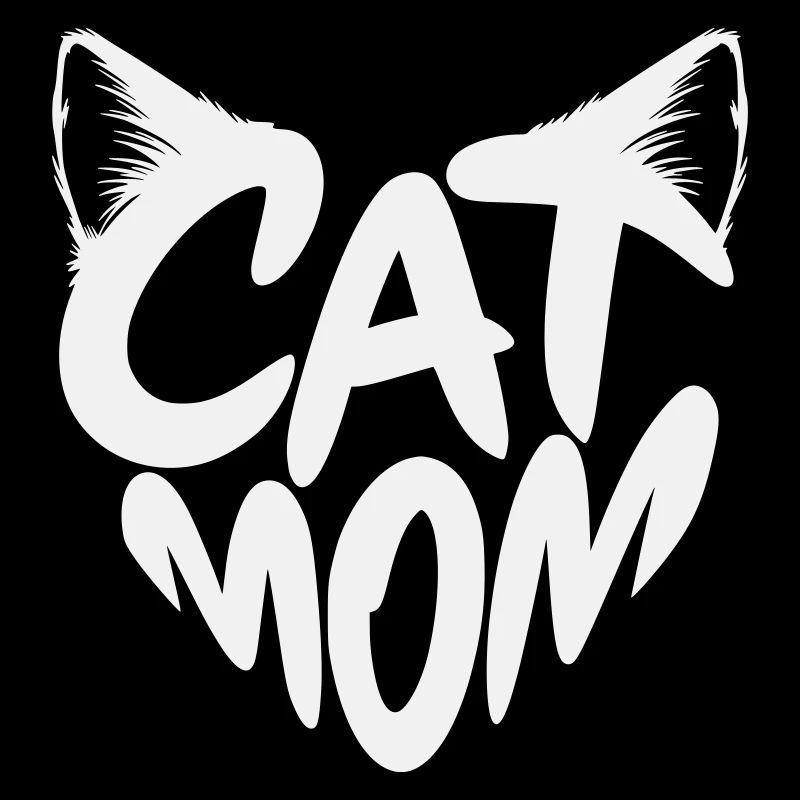 Design de maman chat et de maman chatte