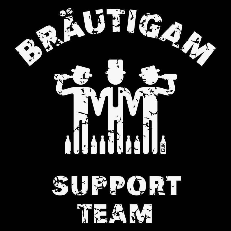 Bräutigam Support Team (JGA Polterabend Vintage W)