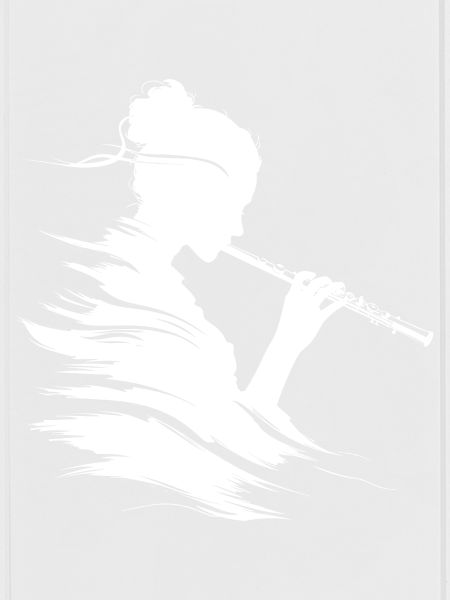 Drawing flutist