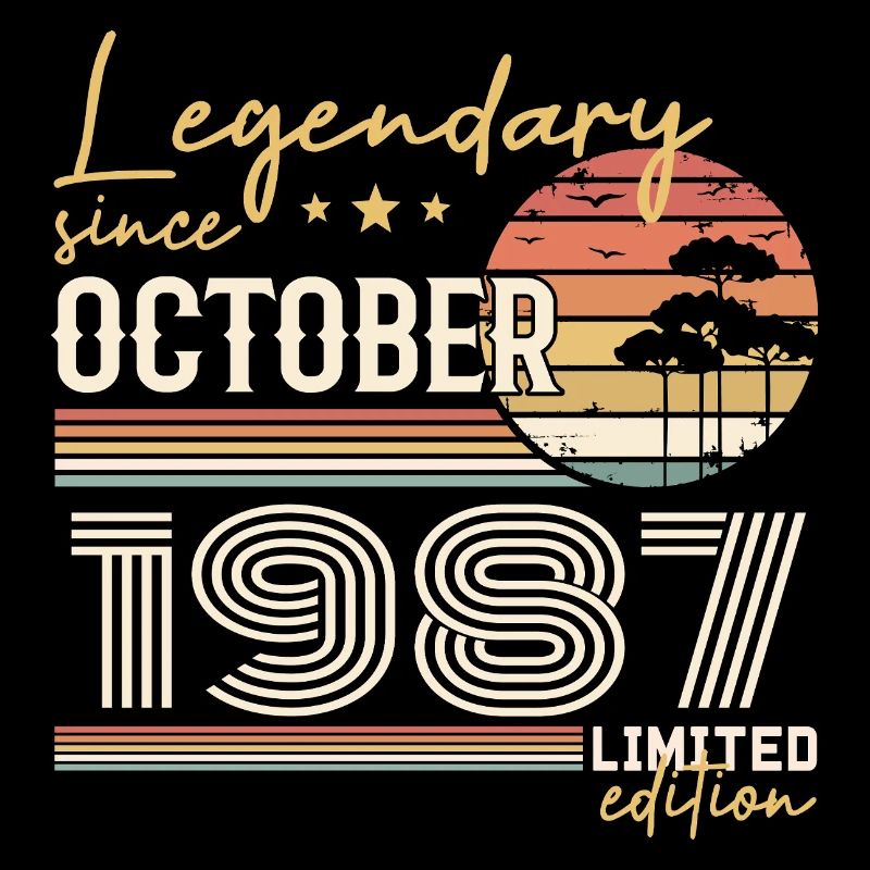 October 1987 Gift - Awesome Since October 1987