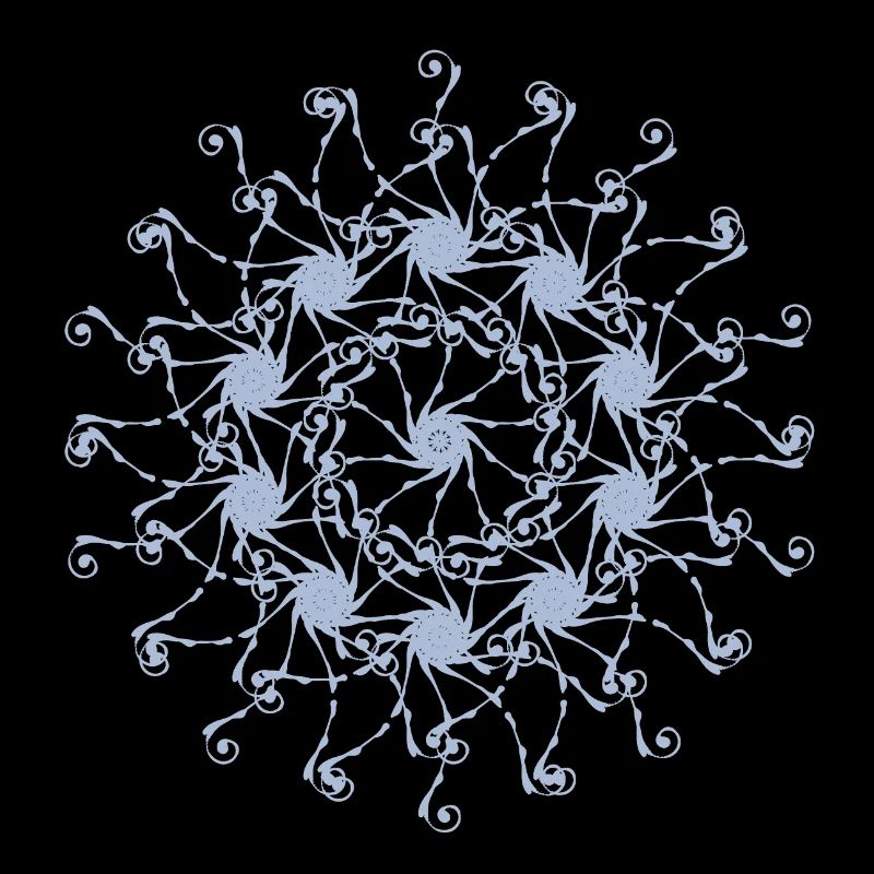 Mandala | Random patterns rotated