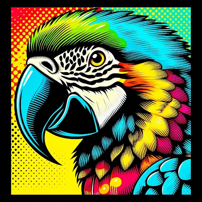 Papagei Pop Art