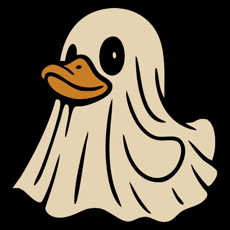 Ghost Rubber Duck Motif