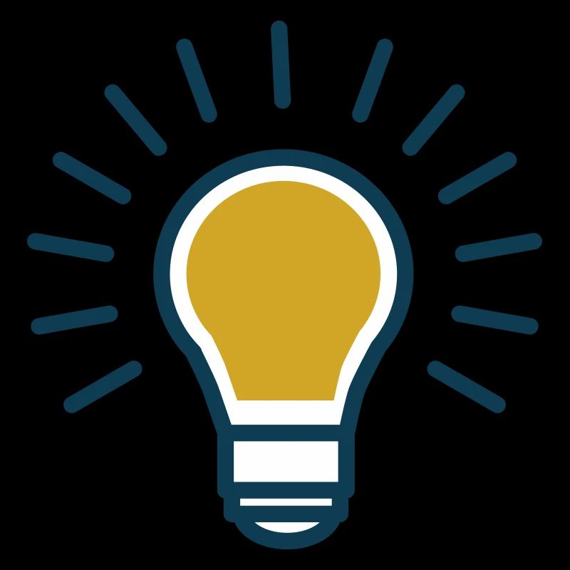 Idee Glühbirne (Vectorgraphic)