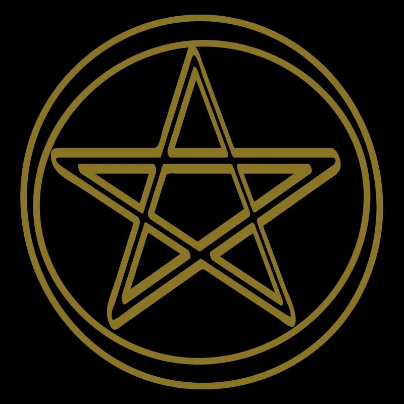Pentacle Line Art Symbol 2
