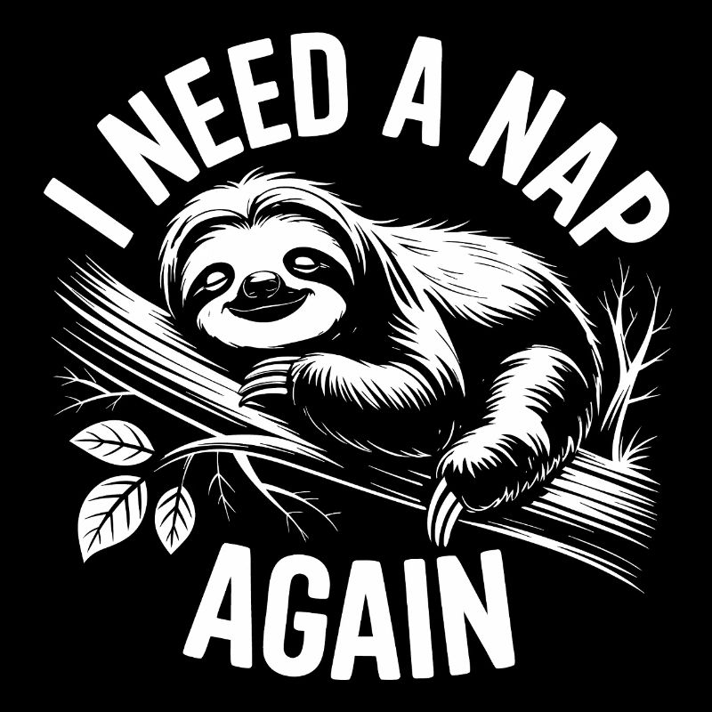 Sloth sleep mode on the branch