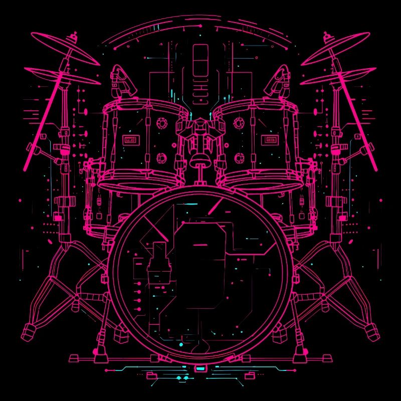 Trapset Line Art
