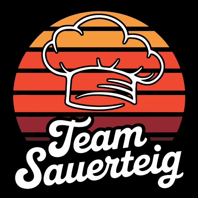 Team Sauerteig Retro Brot Logo