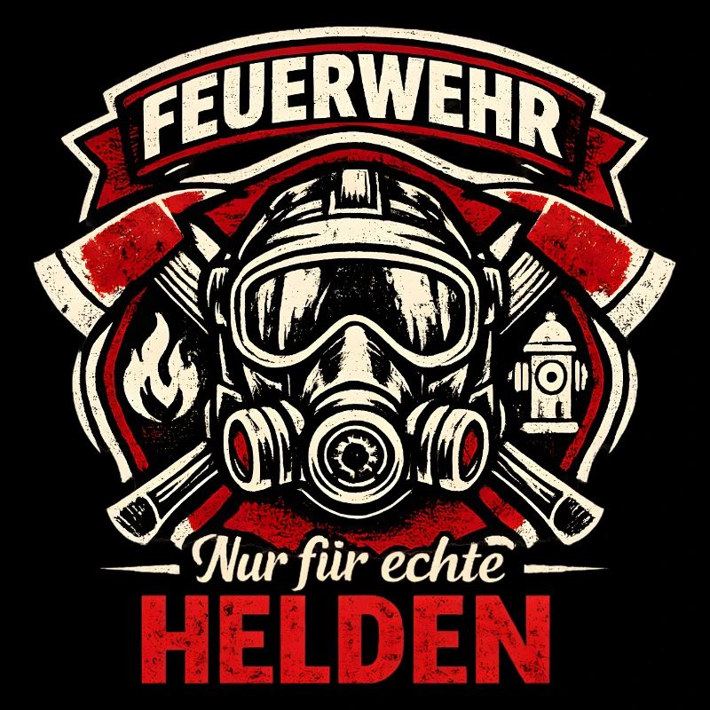 Nur echte Helden der Feuerwehr