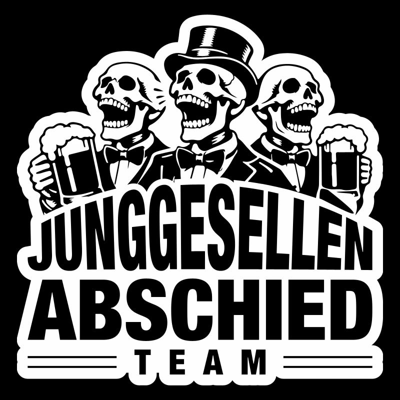 Équipe de Bachelor Party Bière Skeleton
