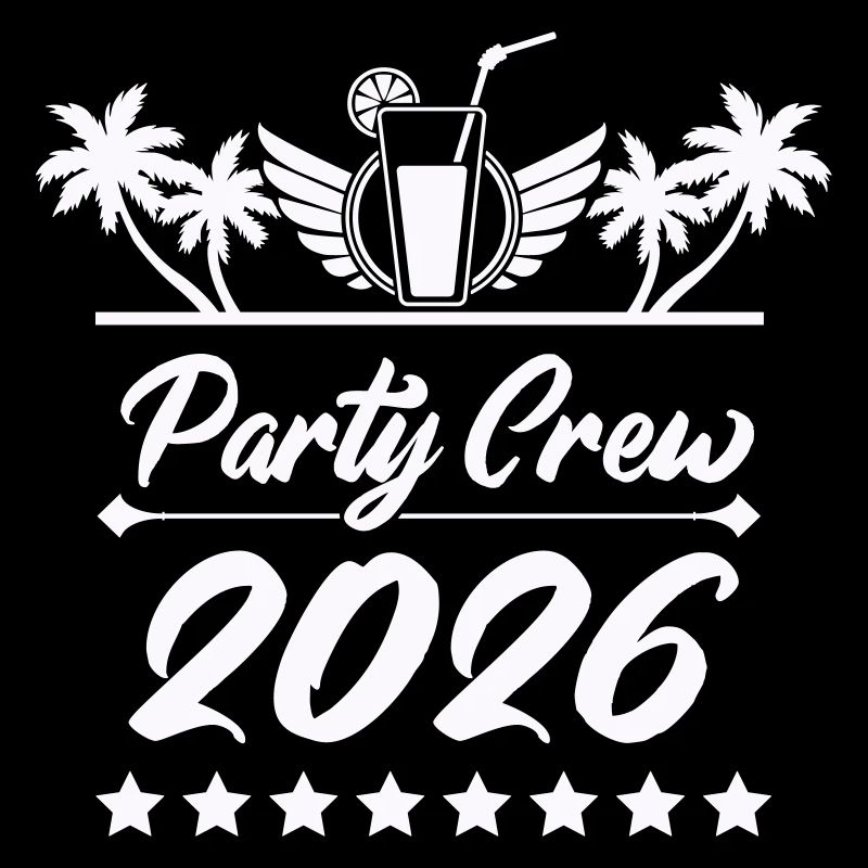 Party Crew 2026 Palm Trees