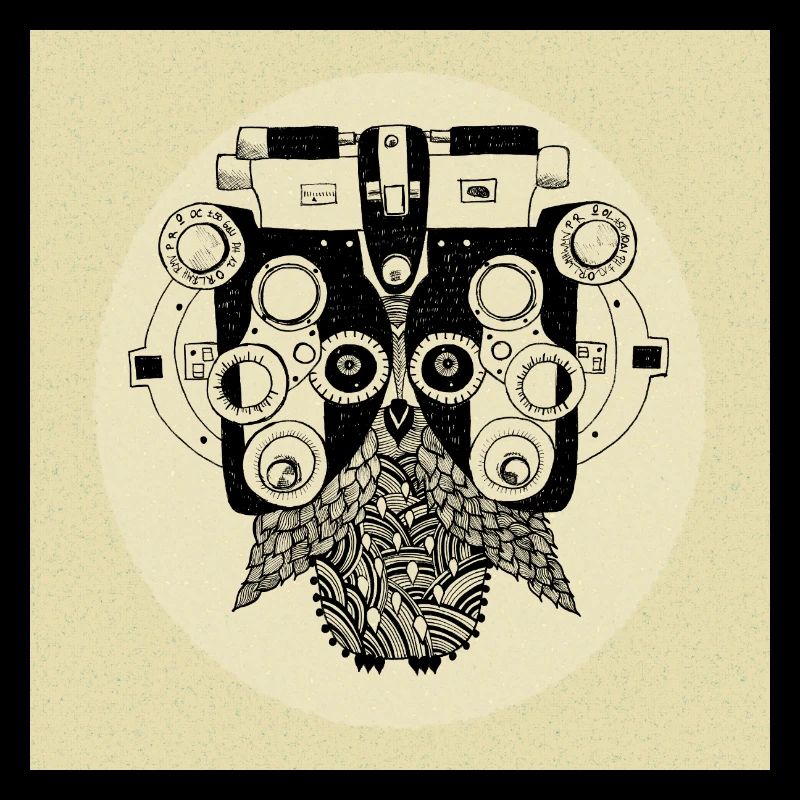 Phoropter Owl Poster