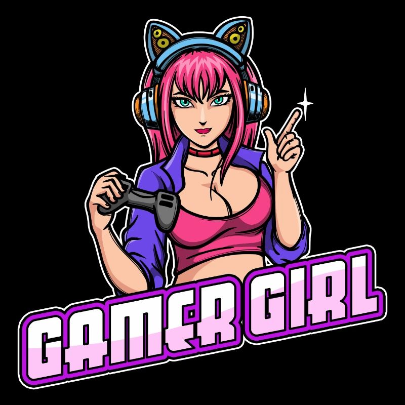 Gamer Queen Headset Controller Zocker