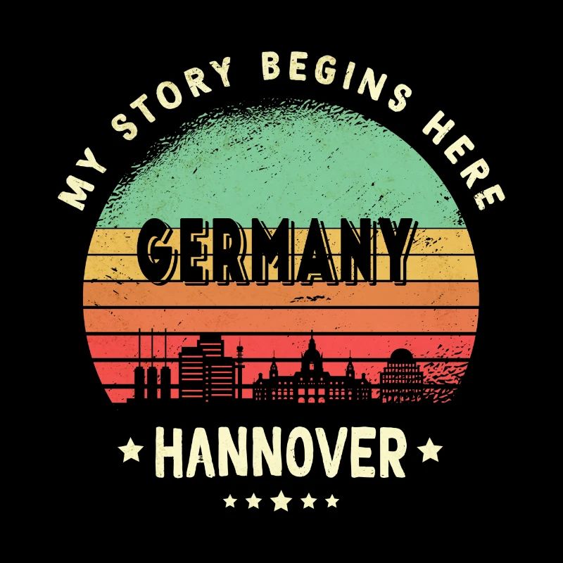 Hannover Germany skyline design