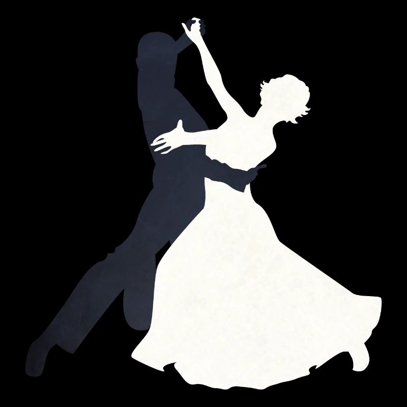 Motif de danse de valse élégant