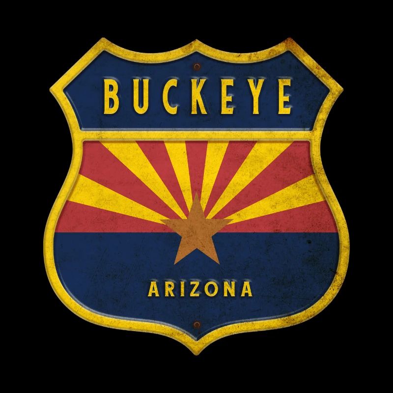 Buckeye Arizona flags crest design