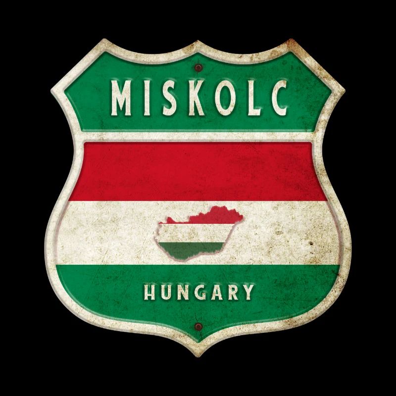 Design du drapeau de la Hongrie de Miskolc