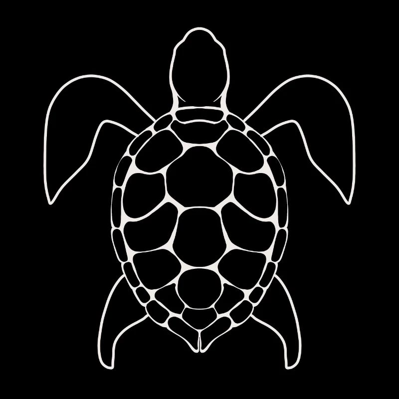 Schildkröte Lineart