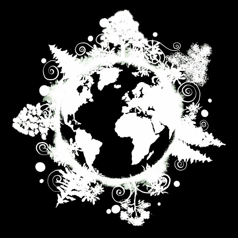 Planet Earth, Trees, Climate Protection, Environment