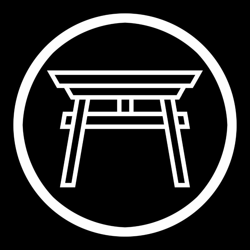 Couleur blanche torii