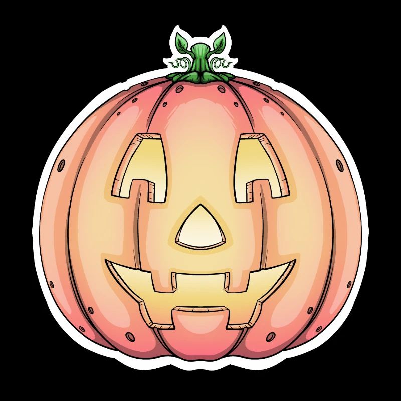 Halloween Pumpkin Jack-o'-Lantern Design