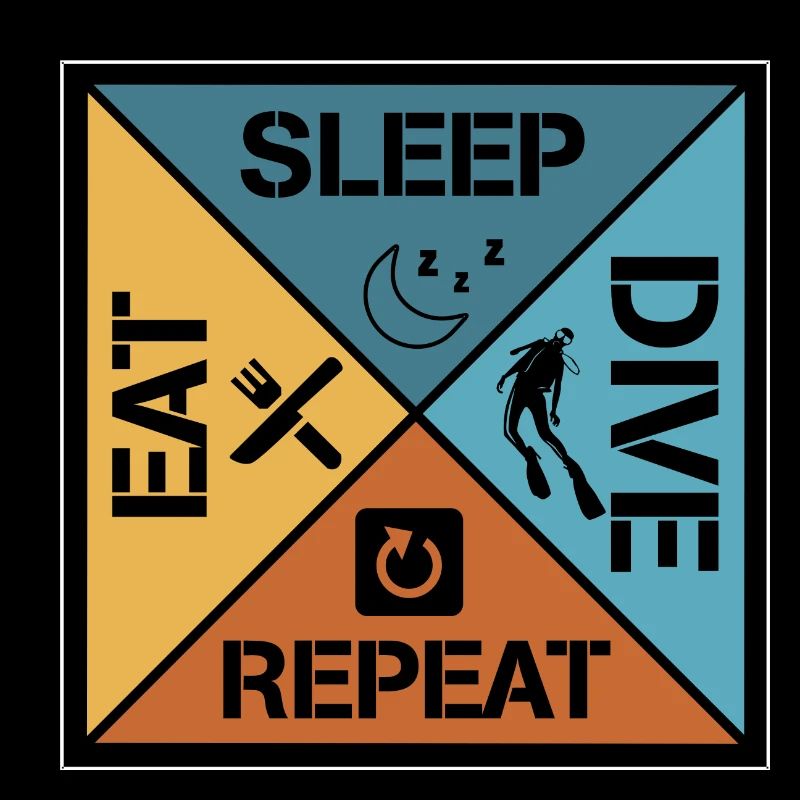 Eat sleep dive repeat