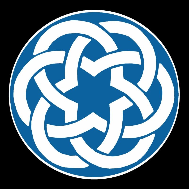 étoile celte bleu