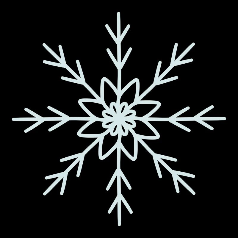 Elegant Snowflake Pattern Design