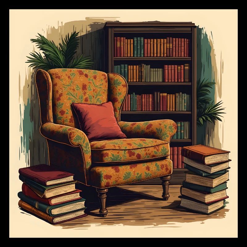 Chaise de lecture confortable
