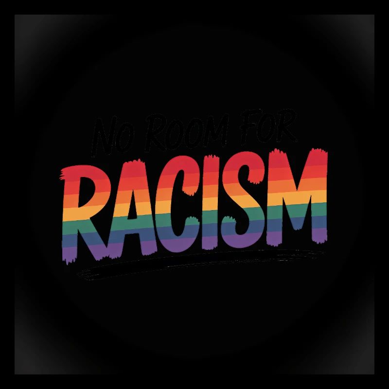 Pas de place pour le racisme - Logo de la Cool Pride