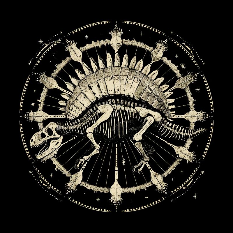 Stegosaurus Skeleton – Cosmic Boho Fossil