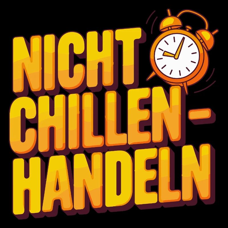 Don't Chill Action Clock Motif