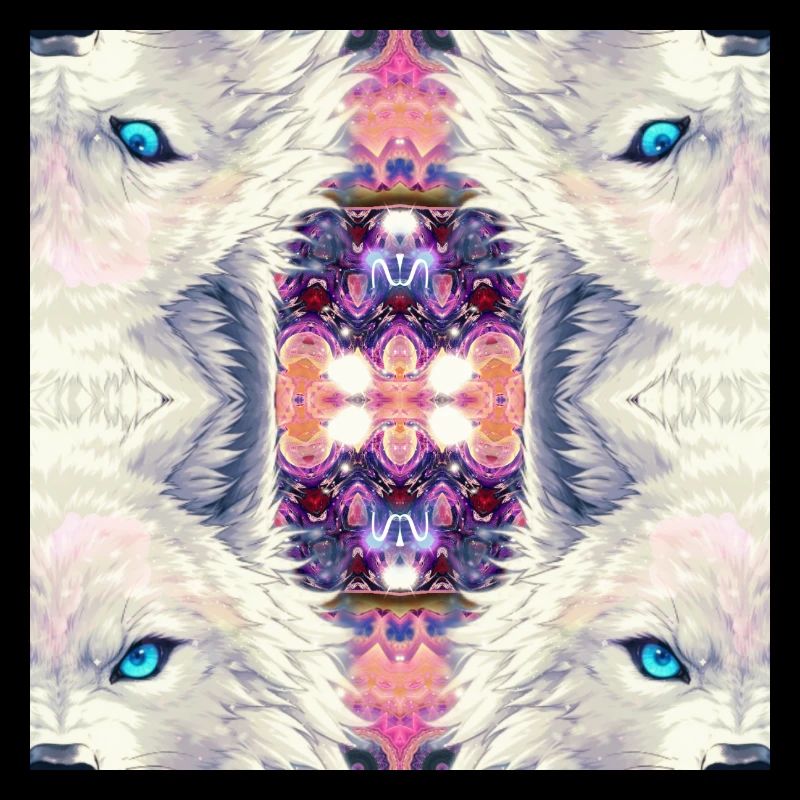 Arctic Wolves Kaleidoscope