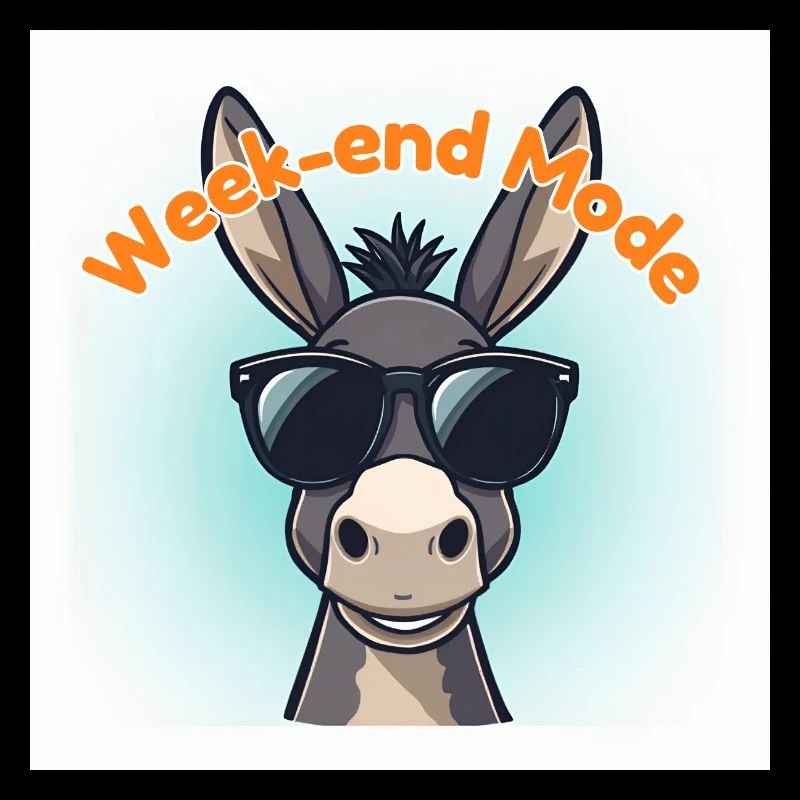 Âne Week-end Mode