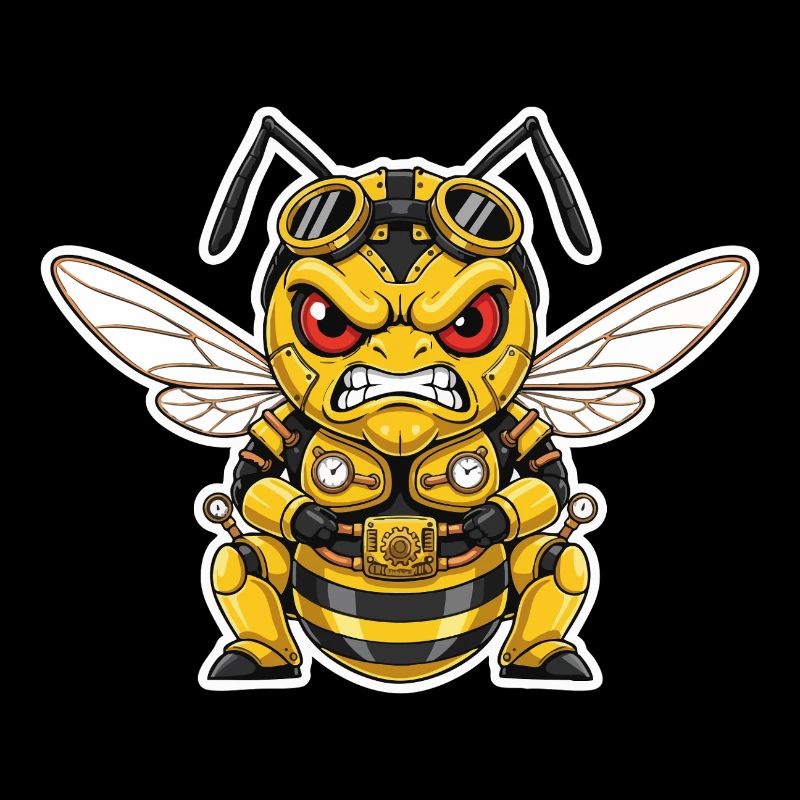 Frelon Steampunk Guerrier Pression et Vapeur