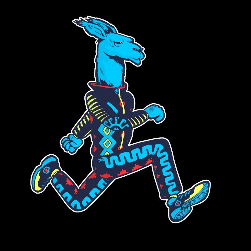 Lama bleu runner