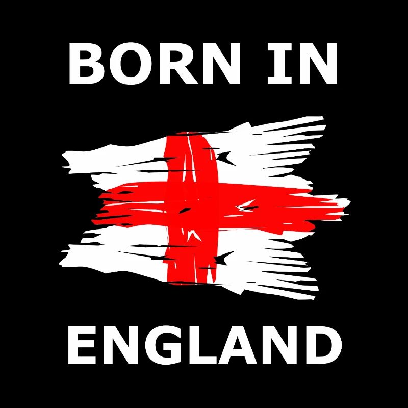 Né en Angleterre Art du drapeau