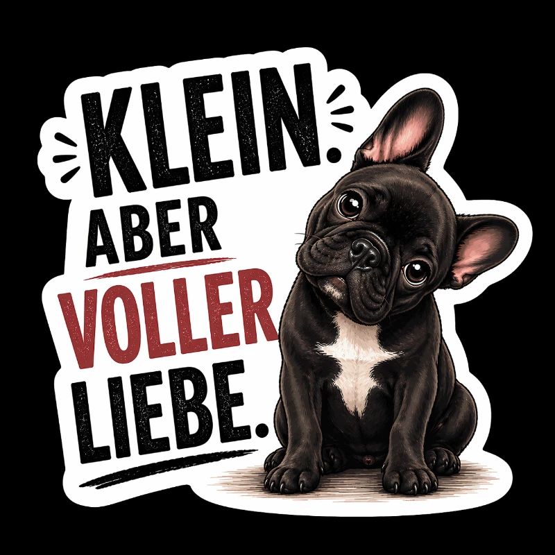 Frenchie Klein aber voller Liebe