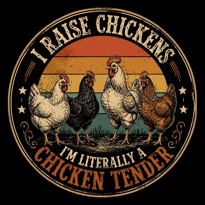 Humour Poules - I'm Literally a Chicken Tender Vin