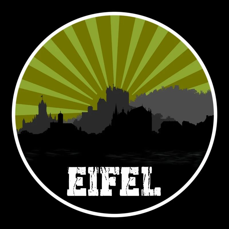 Eifel Skyline Retro