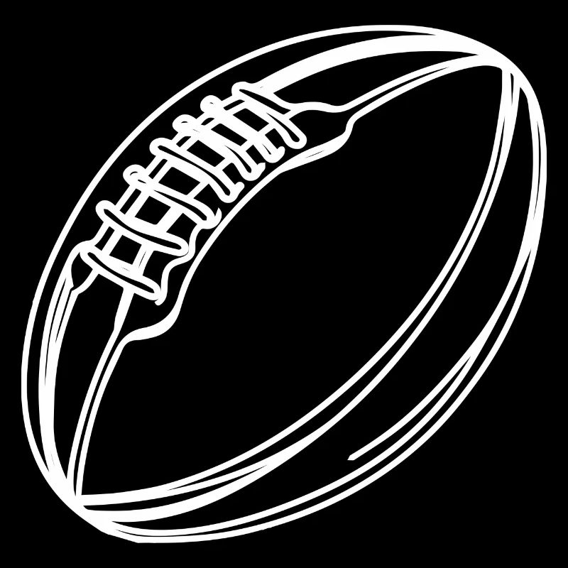 Dessin de ballon de rugby