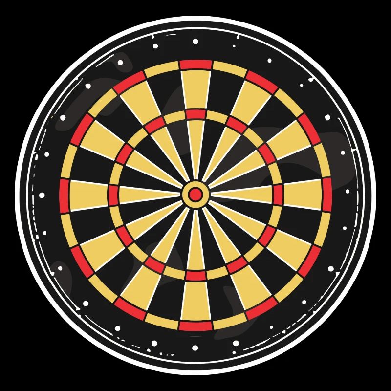 Graphique du jeu de fléchettes