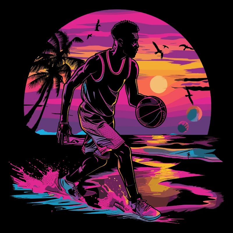 Basket-ball Synthwave