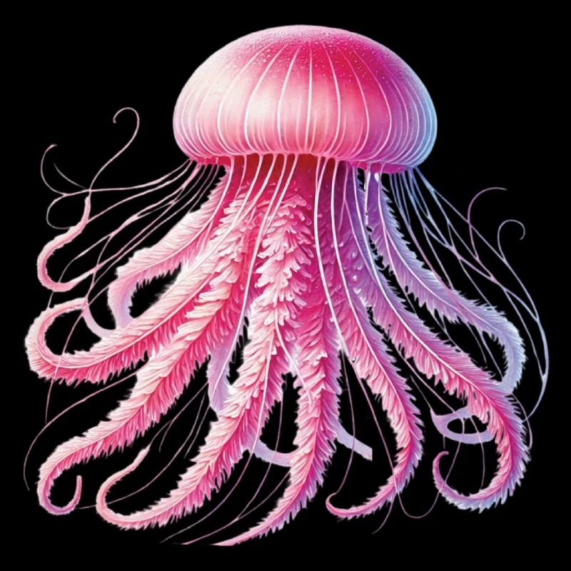 Jellyfish Sea Creatures Carnival Tentacles Fire Jellyfish