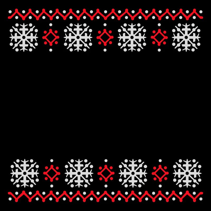 pull moche motif de Noël flocons de neige cool