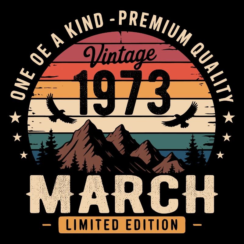 March 1973 53rd Anniversary Gift March 1973