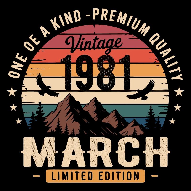 March 1981 45th Anniversary Gift March 1981